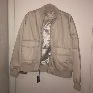 NEW Tan Gap Bomber Jacket L